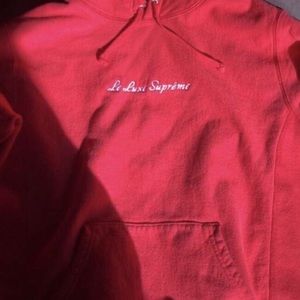 “Le luxe supreme” supreme hoodie